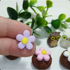 Flor de açúcar 5 pétalas mix lilás branca rosa bb,Pronto envio