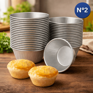 Kit Forma Empada Tamanho Nº2 Forminha Mini Empadinha Pequena Festa Casamento Aniversário em Oferta na Shopee
