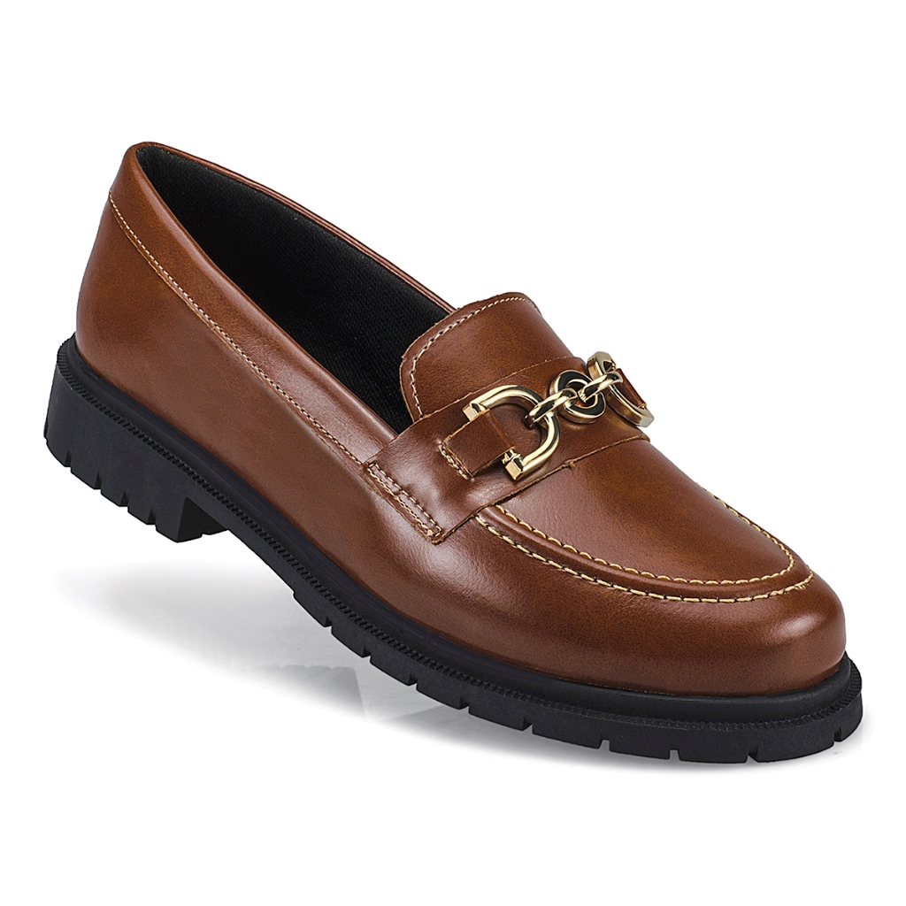 Mocassim Oxford Feminino Sapatilha Tratorado Loafer Conforto — imagem 2 de 2