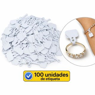 Etiqueta de Preço para joias bijuterias anéis Tag para joias tag de preço 100 unidades