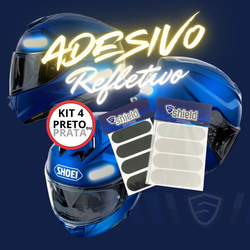 Adesivo Refletivo Para Capacete Original em Oferta na Shopee
