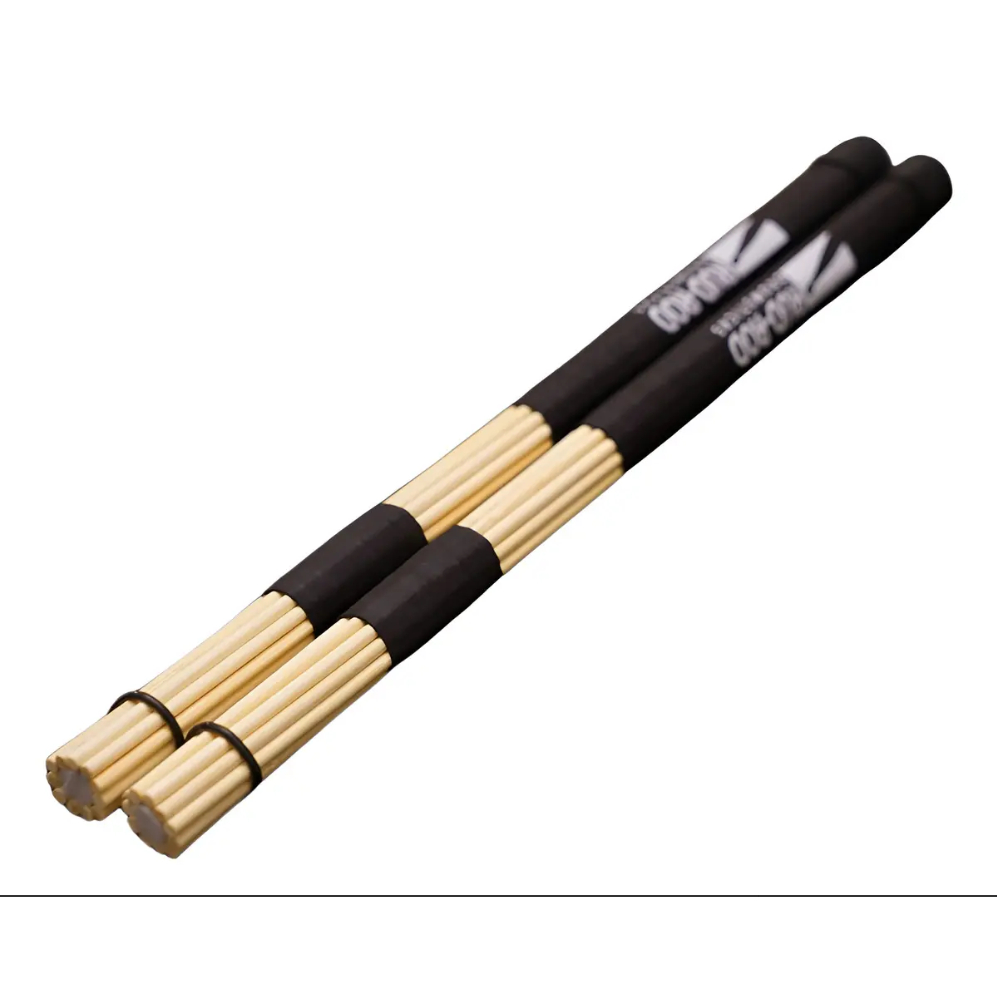 Baqueta Acústica De Bambu Com Espuma Rud Rod Smooth Rods - Natural