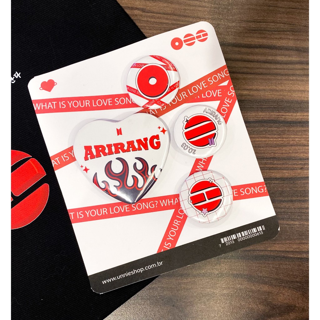 Kit de Bottons BTS - ARIRANG - KPOP IDOL