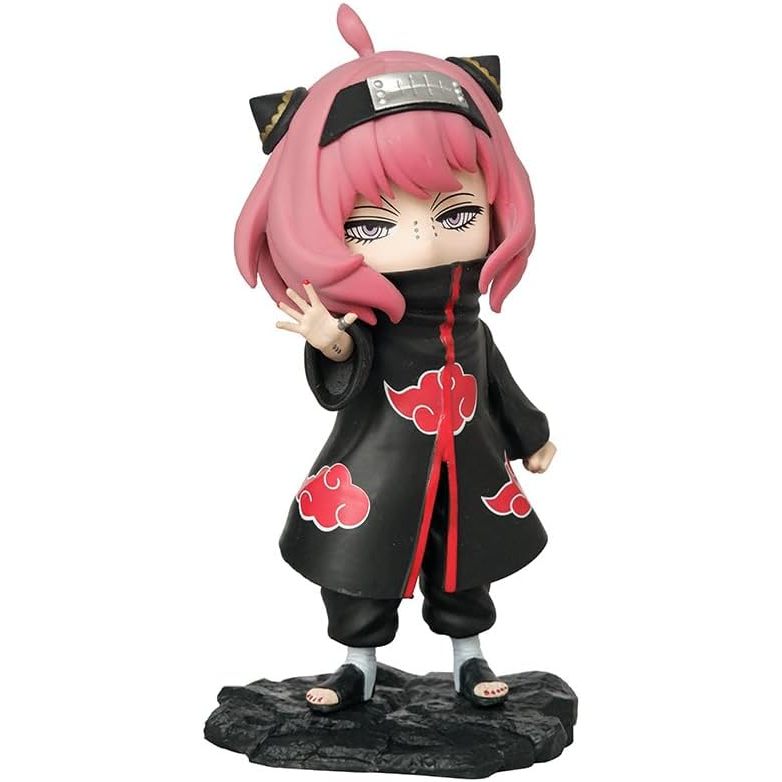 Action Figure Anya Forger x Akatsuki Pain - Versão Exclusiva Crossover  Naruto  spy x family 17,5 cm