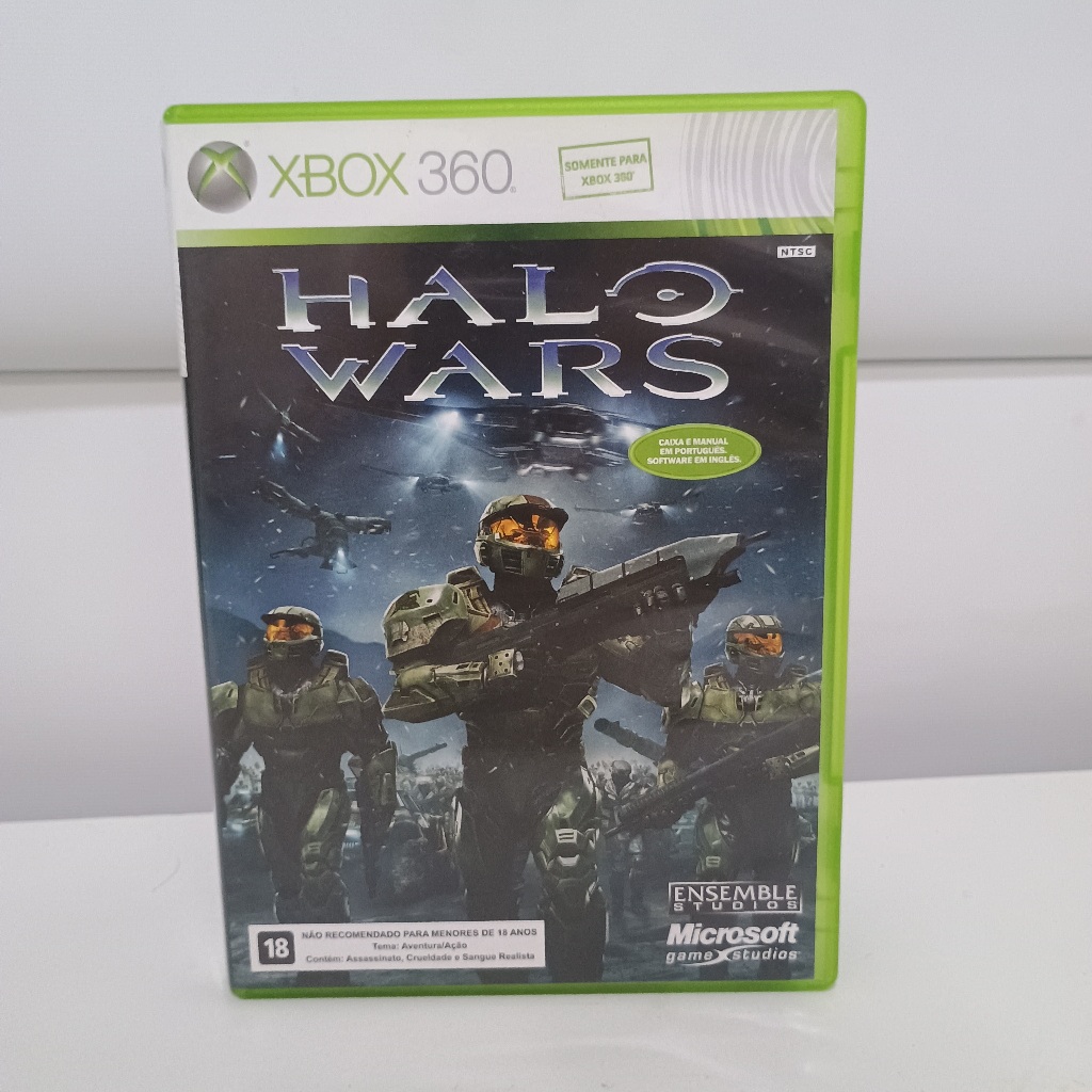Halo wars- jogo de xbox 360 original mídia física