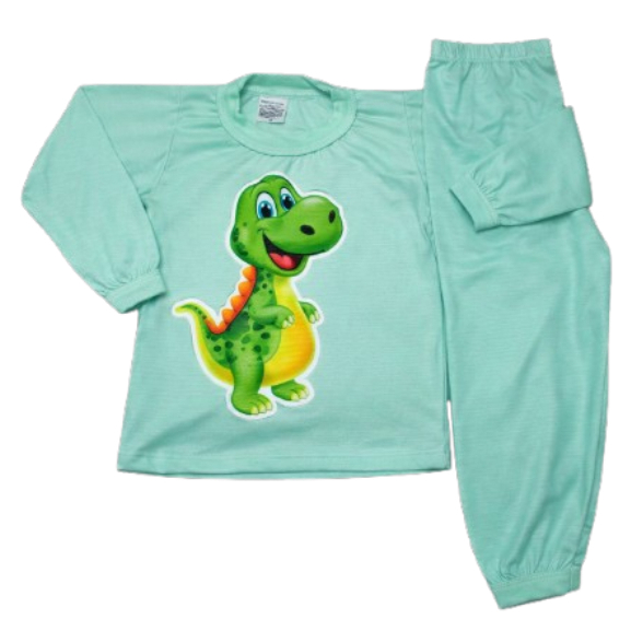 Pijama  Infantil Meninos DINOSSAURO roupa de dormir