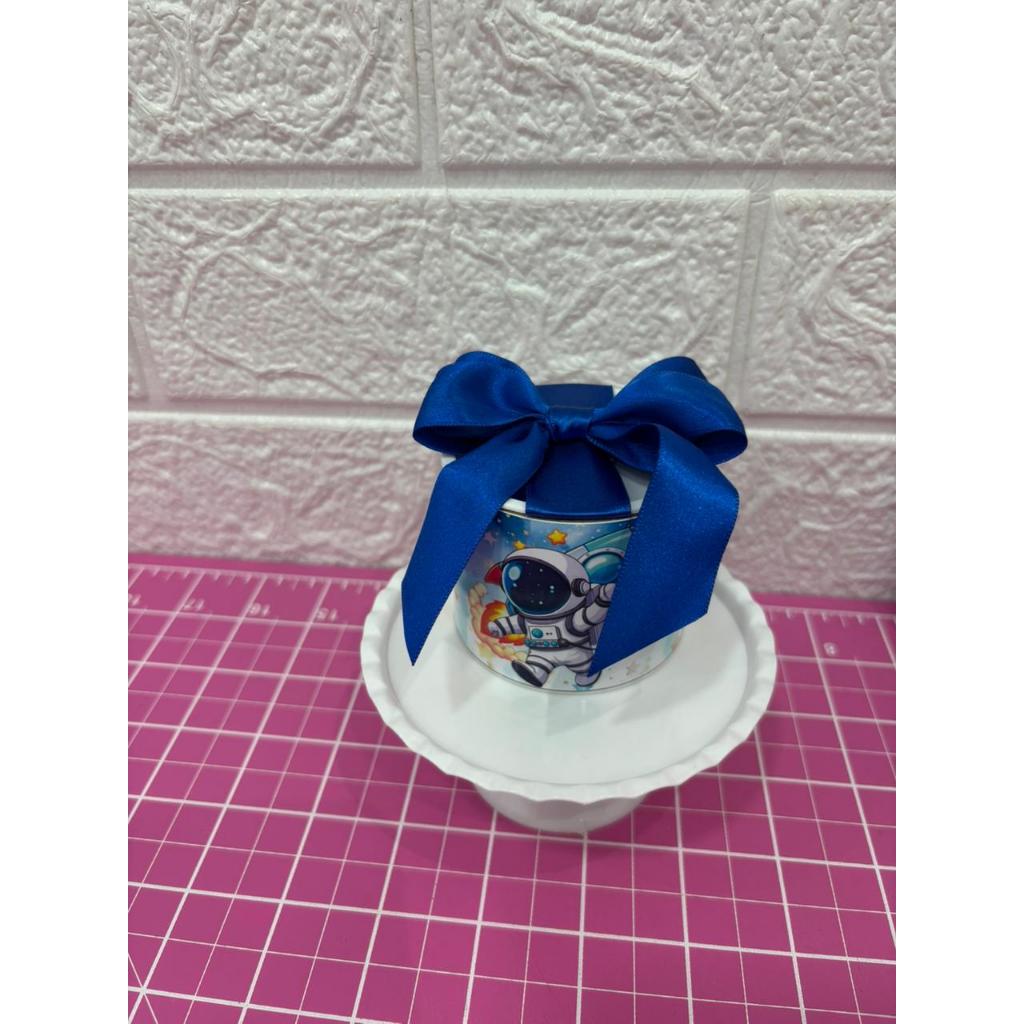 Kit tubolata personalizada Astronauta 5x6 - Lembrancinhas para festa - Chá de bebê - Maternidade - Aniversario