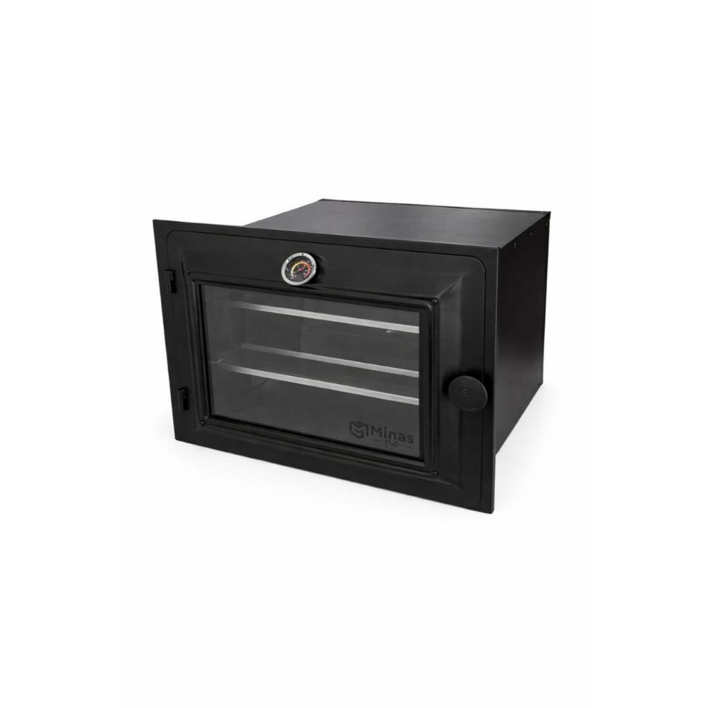 Forno Para Fogão a Lenha com Tampa de Vidro Grande  - Minas Grill