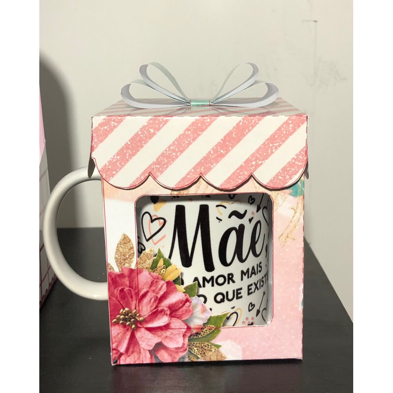 caixa para caneca personalizada,em papel fotografico