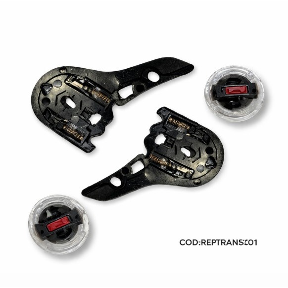 KIT REPARO PARA CAPACETE LS2FF 358/FW3GT ( TRANSPARENTE COMPLETO) — imagem 2 de 2