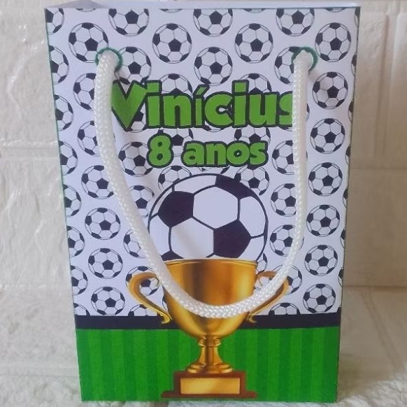Sacolinhas Personalizadas Futebol |Lembrancinhas Surpresa |Festa Infantil
