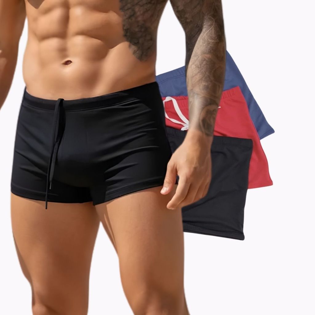 Sunga Masculina forrada modelo boxer com proteção Uv +50