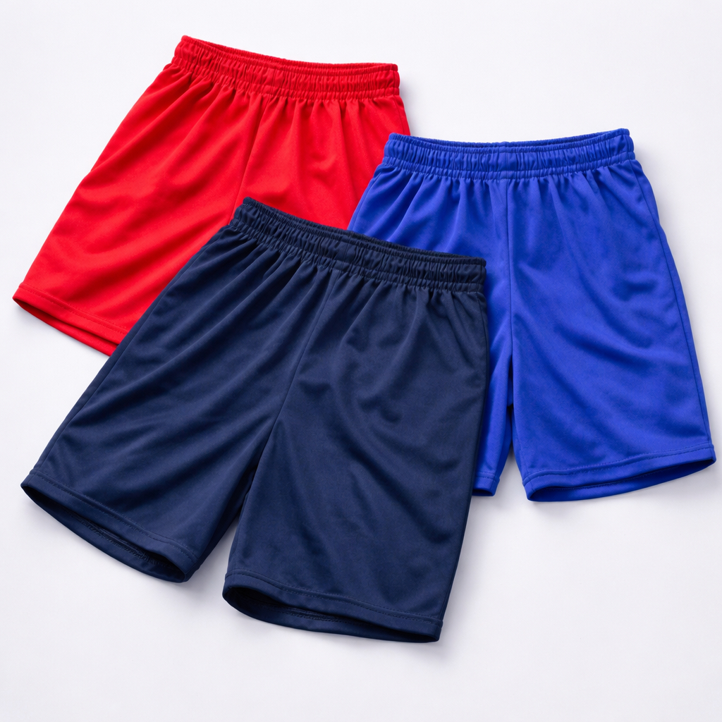 Kit 2 Bermuda Esportiva Infantil Dry Fit Masculina