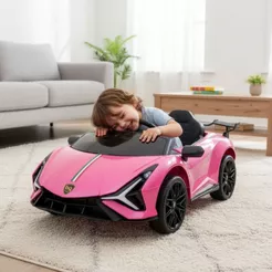 Carro Elétrico Sport Infantil Bateria com Música Luz e Controle Remoto Brinq Kids
