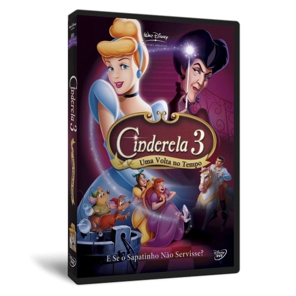 DVD Cinderela:  A Coleção Definitiva Remasterizada - 3 Filmes - (Dual-Audio) - 1080p HD Por 59.99 , Sai 19.99 Cada Filme