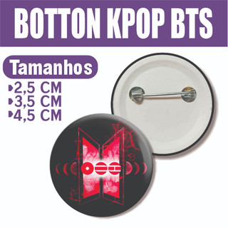 Botton Kpop BTS Personalizado Boton Botom Buton Botão Broche Pin