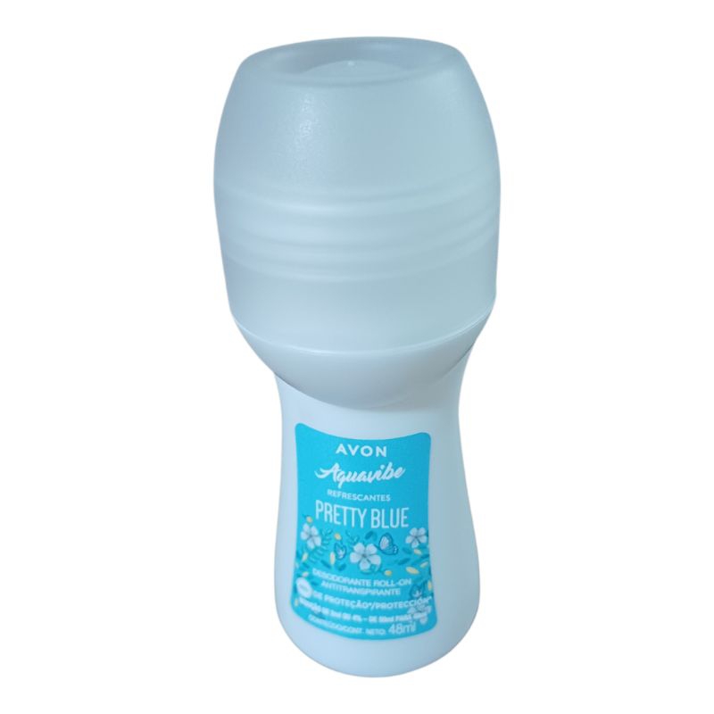 Avon Aquavibe Pretty Blue e Baby Smell - Desodorante Roll-On. 48ml.