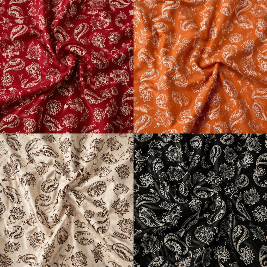 Tecido Tricoline Paisley 50CM x 150CM