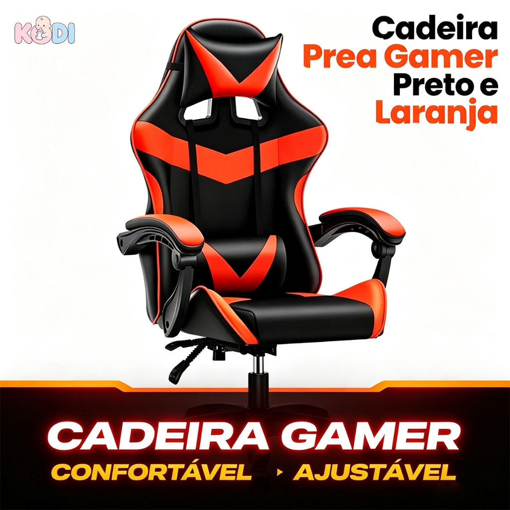 Cadeira de escritório/cadeira gamer/poltrona reclinável -F19
