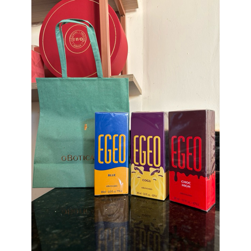 egeo blui, egeo cogu,egeo vanilha vive, choc High, egeo dolce egeo choc.