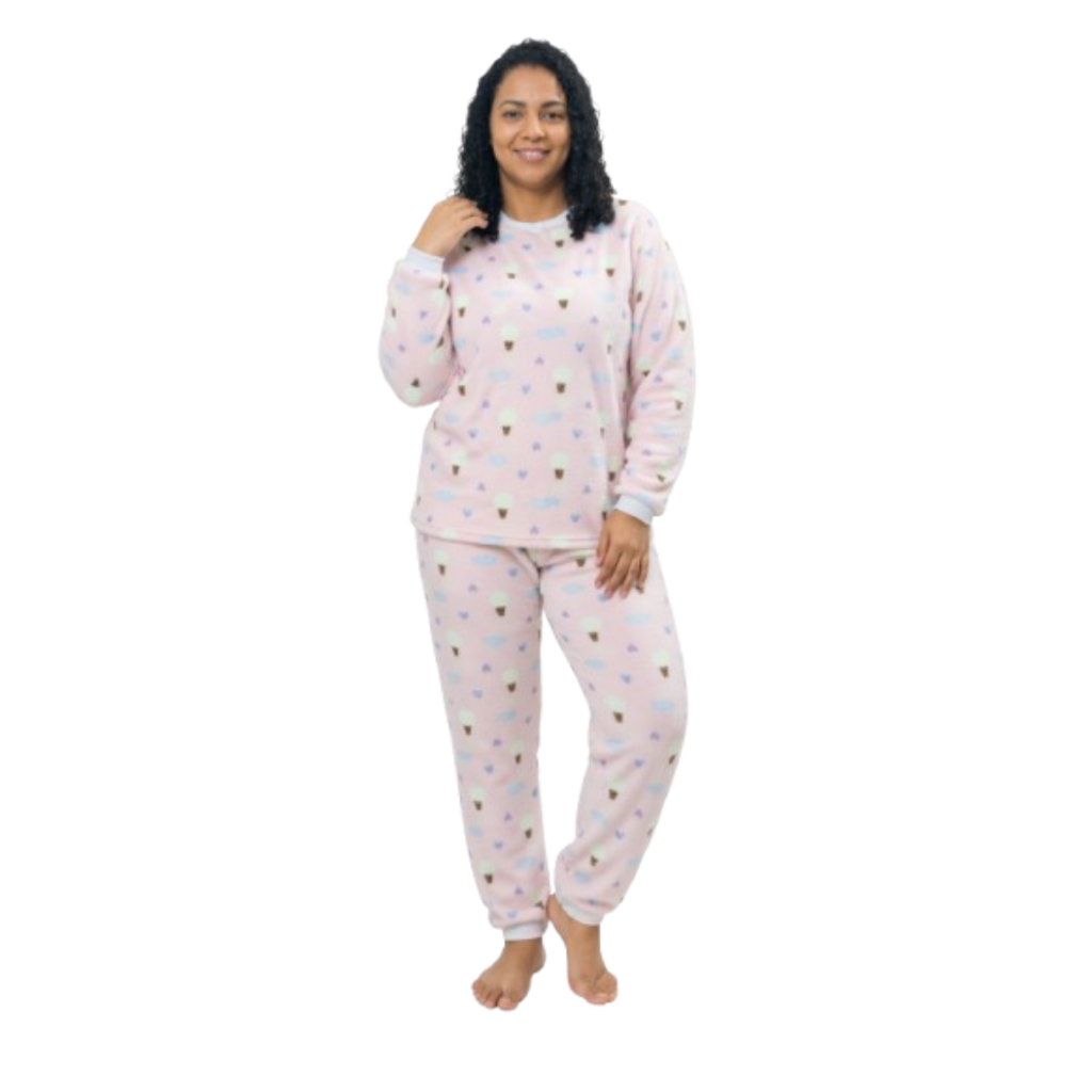 Pijama Quentinho Ultrasoft Fleece Adulto Masculino/feminino