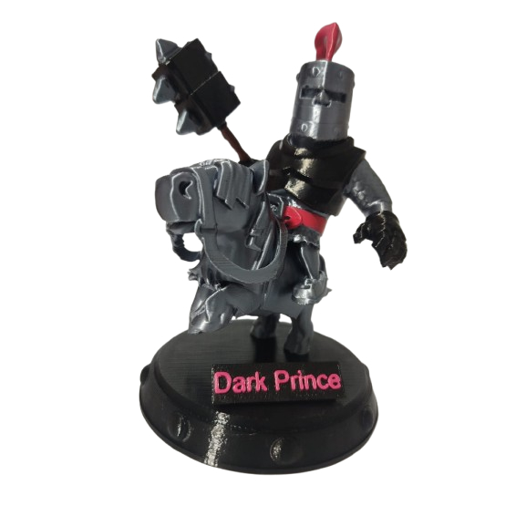 Dark Prince -  Clash Royale - Perfeito para os fãs do jogo clash royale boneco colecionável TOP.