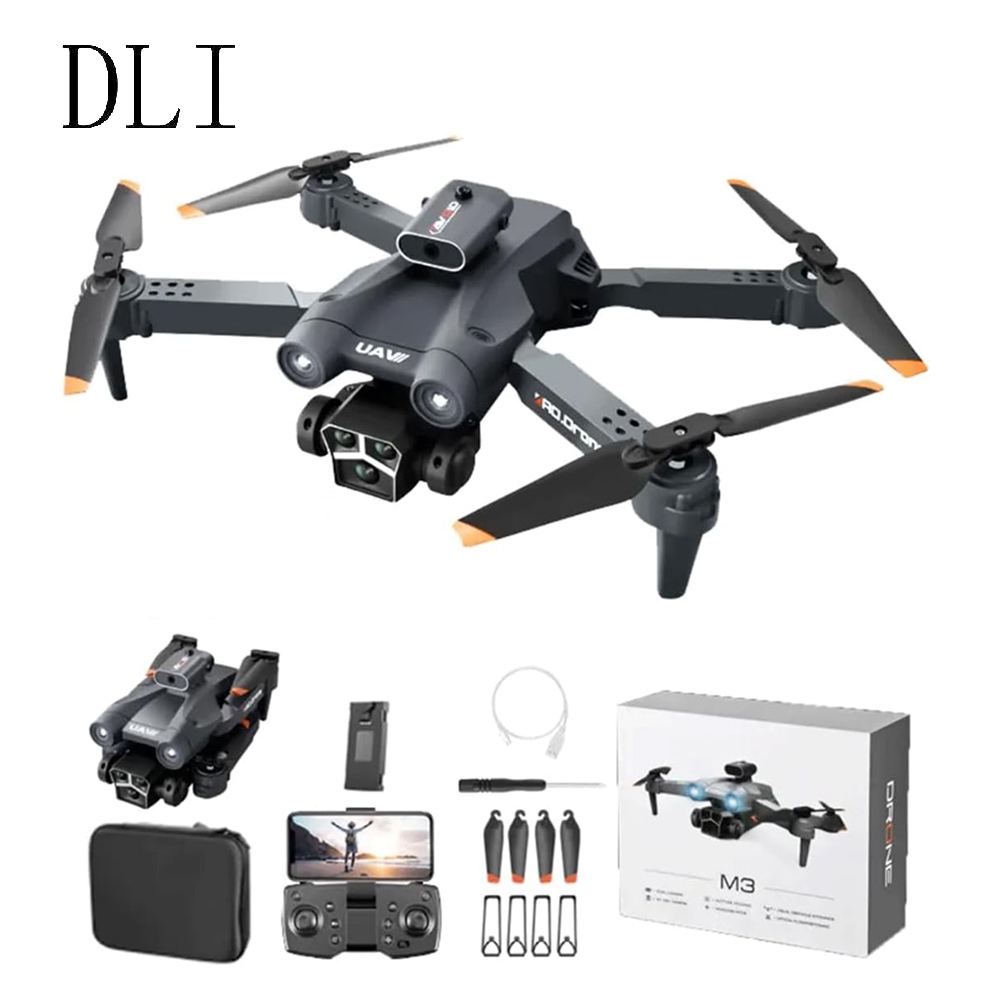 DLI 2026 Novo Drone E Anatel M3 Dual Camera Profissional Fotografia Aérea Altura Quadricóptero
