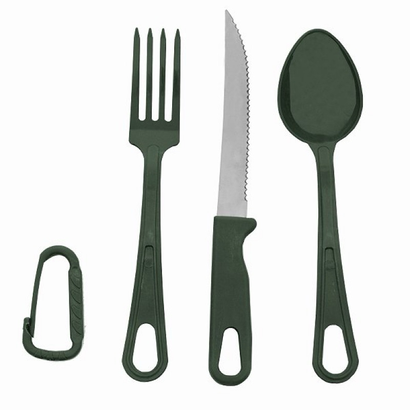 Talher de Campanha Camping Bélica - Verde ou Preto