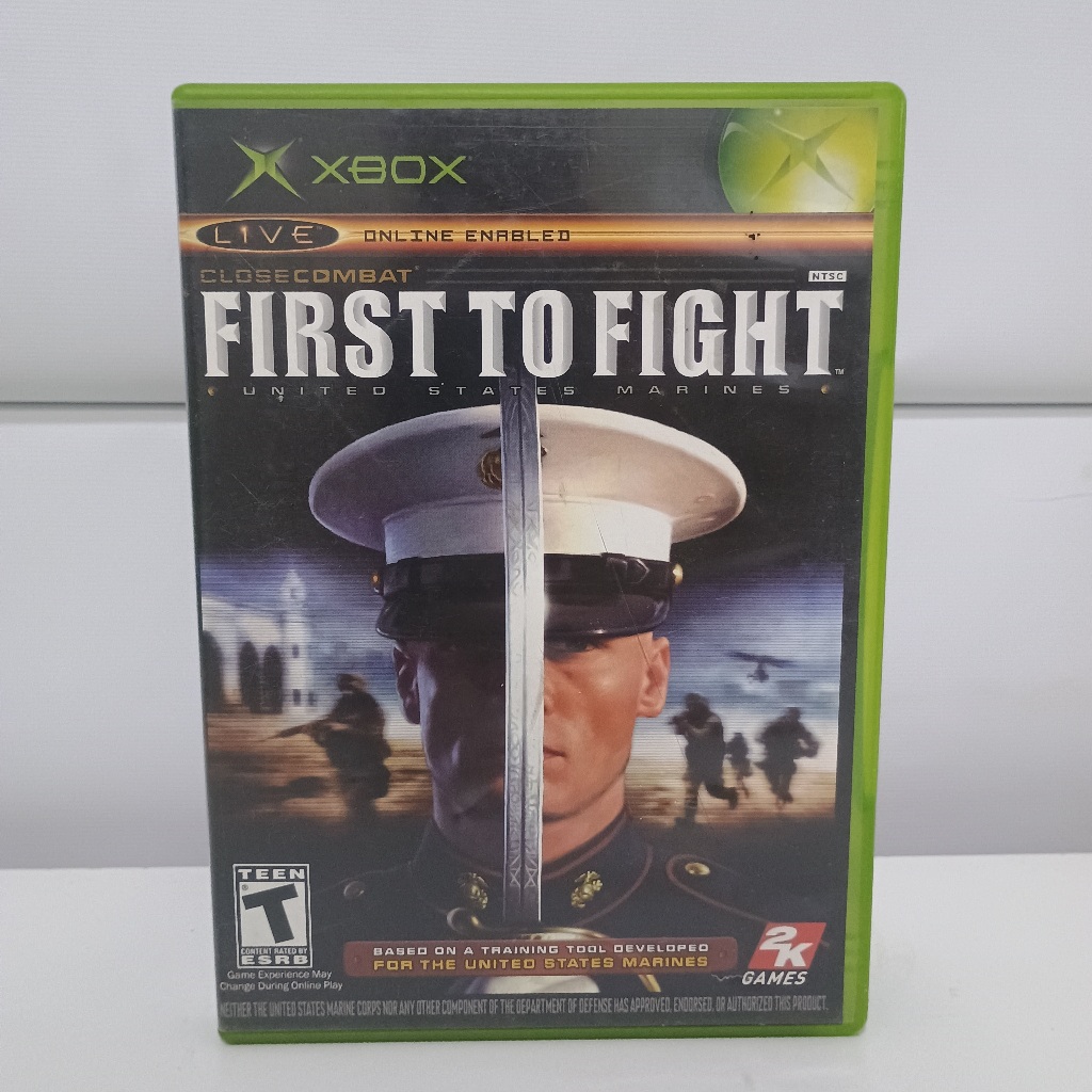 Close combat first to fight united states mariners- jogo de xbox clássico original mídia física