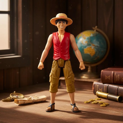 Boneco Luffy One Piece 30cm Articulado Original Sunny Anime Action Figure Pirata Chapeu de Palha Colecionavel Presente