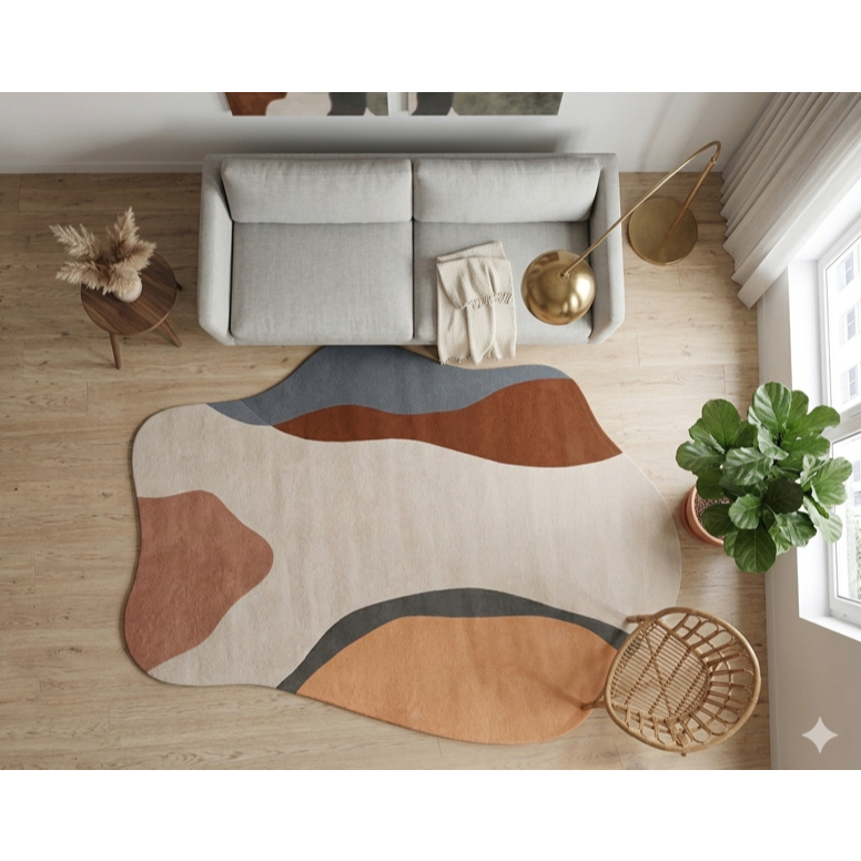 Tapete Orgânico Oásis - Sala/Quarto - 2x1,20m