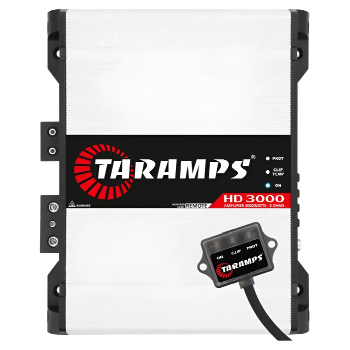 Modulo Amplificador Taramps Hd3000 2 Ohms 3000w Rms 1 Canal Com Monitor De Led