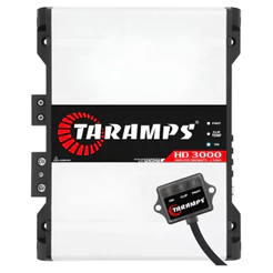 Modulo Amplificador Taramps Hd3000 2 Ohms 3000w Rms 1 Canal Com Monitor De Led