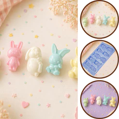 1~4 Forma Profissional Coelhinhos Variados C/Silicone P209 Porto (CHOCO)
