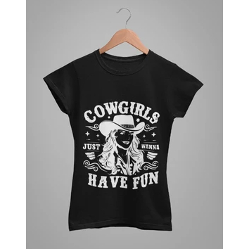 Baby Tee Y2K Feminina Estampa Cow Girl e Coração, Conforto Elástico e Versátil para Primavera/Verão/Outono