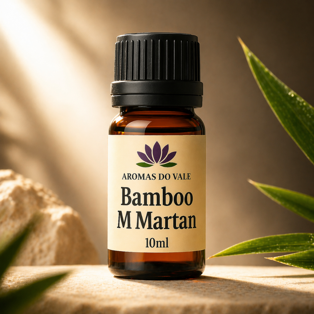 Essência Bamboo Martam Lipossolúvel 10 mL para Aromatizador Velas Sabonetes e Cosméticos