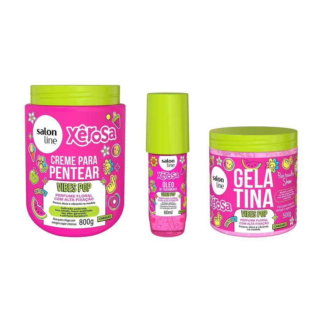 Kit Finalização com Alta Fixação Xêrosa Vibes Pop