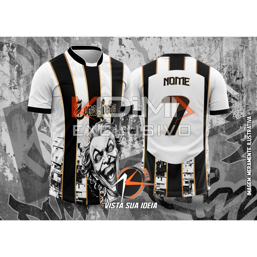 Camiseta Torcida Diretoria Joker Quebrada Zona Leste