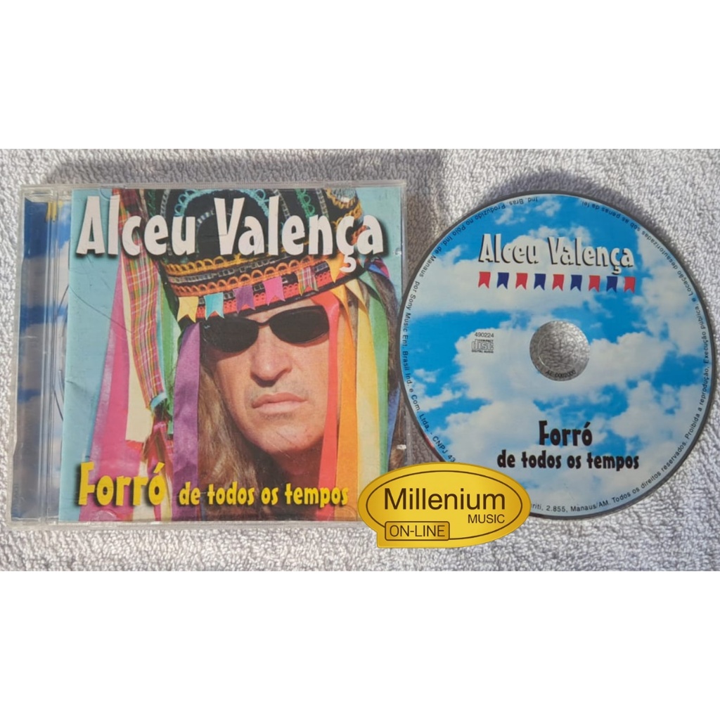 CD Alceu Valença  Forró De Todos Os Tempos 1998 Original Gravadora Colecionador Ótimo Estado