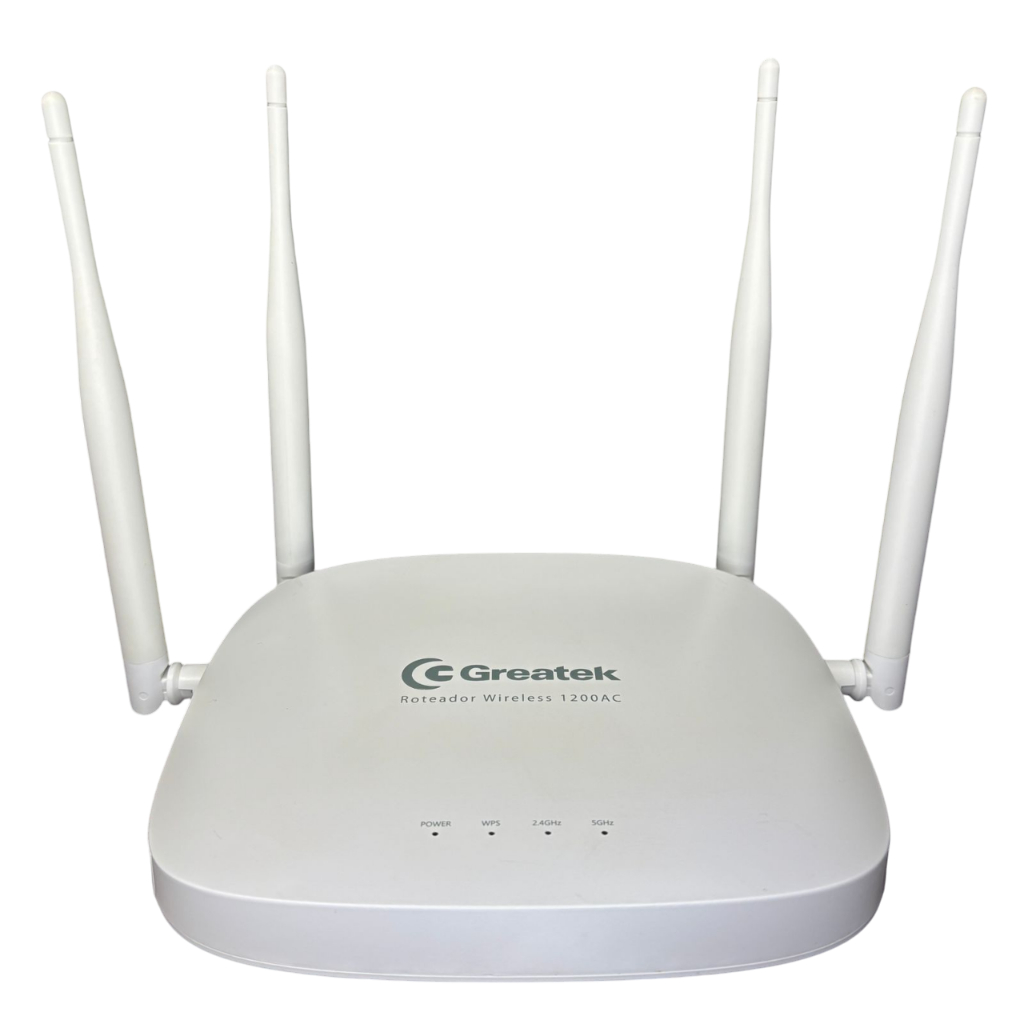 Lote Roteador Wireless Greatek GWR1200 Wi-fi Dual Band Gigabit 1200 Branco Com Fontes