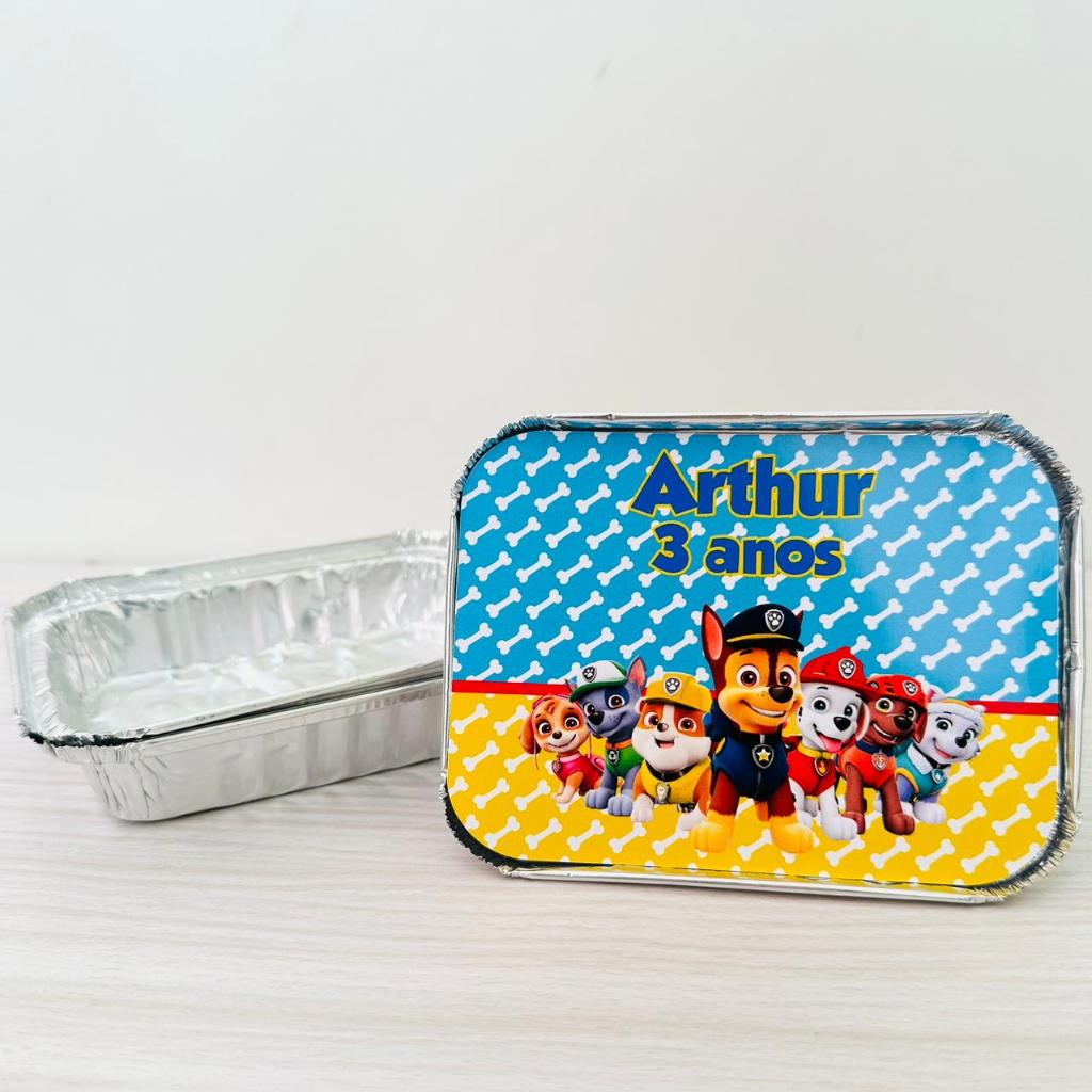 MARMITA PERSONALIZADA PATRULHA CANINA / LEMBRANCINHA DE FESTA PATRULHA CANINA / ANIVERSÁRIO PATRULHA CANINA