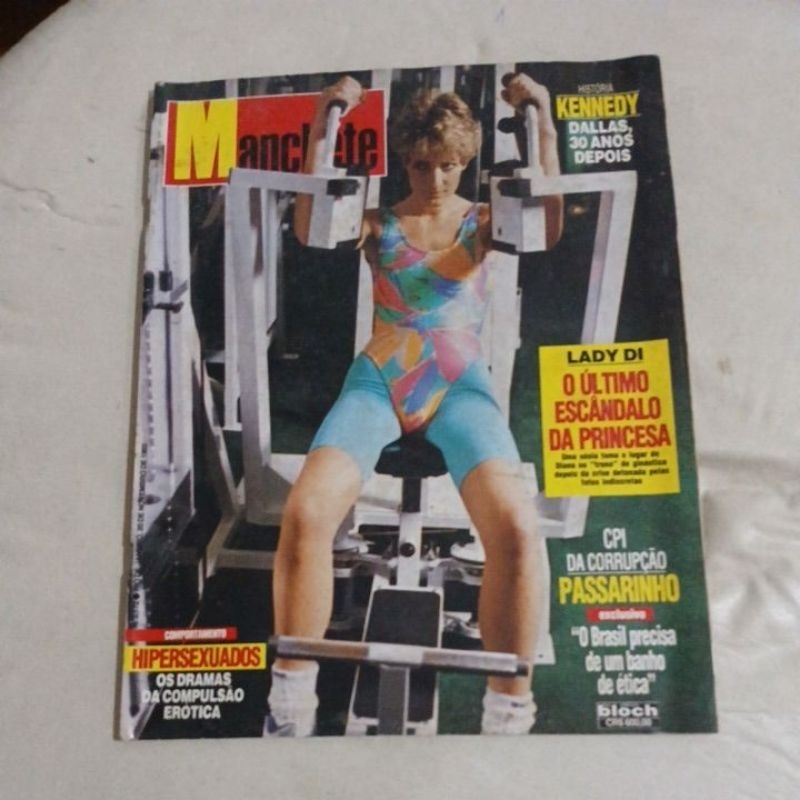 revista manchete diana morte de Kennedy jean harlow Michelle pfeiffer diana ross river Phoenix caso Daniela Perez