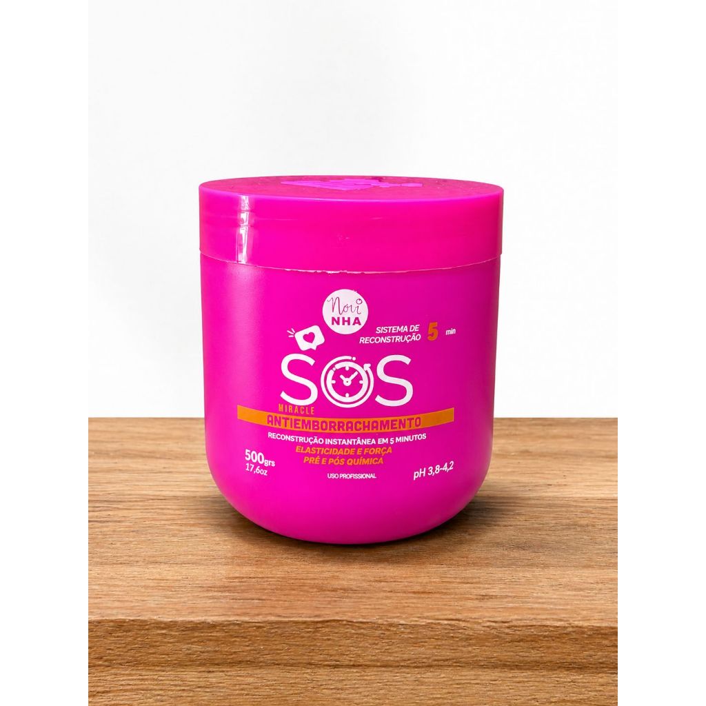 Máscara de reconstrução SOS anti emborrachamento 550g