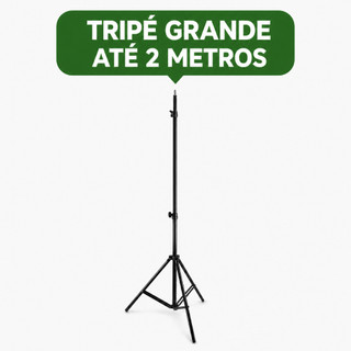 Tripé Universal 2 Metros Para Ring Light Iluminação Led Celular TikTok