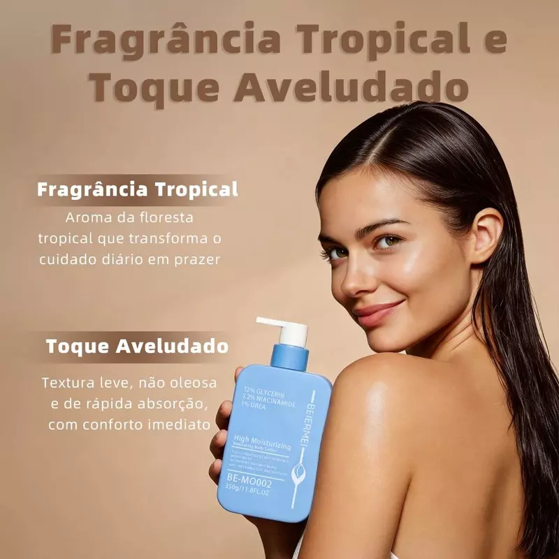 Loção Hidratante Corporal Beiermei de longa duração 350ml — foto 5