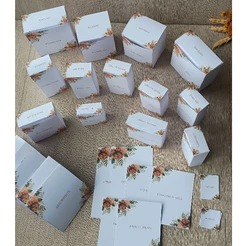 Kit toalete para festas - Caixas e adesivos - SEM PERSONLIZAÇÃO PRONTA ENTREGA