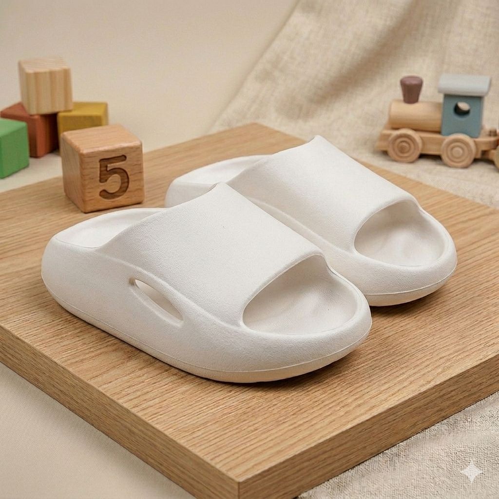 Chinelo Infantil Slide Menina Menino Nuvem Escolar Confortável Promoção 21ao34