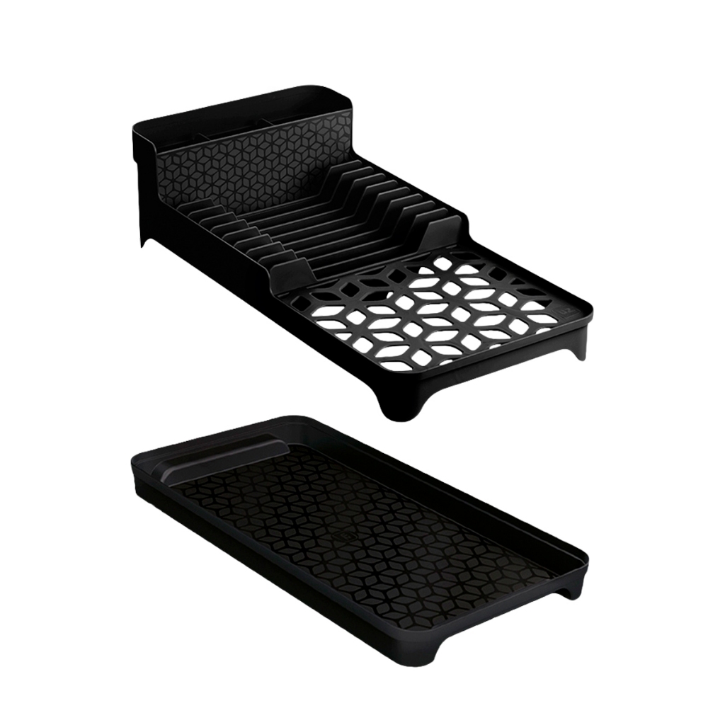 Escorredor de Louças com Porta Talheres Multi com Bandeja Para Escoamento de Água - UZ