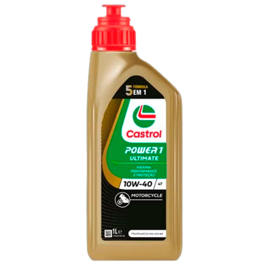 Oleo Castrol Moto 100% Sintetico Power 1 Ultimate 10w40 10w50 Luxo Alta Qualidade Premium Elite Top
