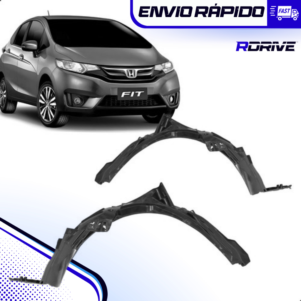 Parabarro Fit 2014 a 2021 Dianteiro Direito ou Esquerdo Unitário Honda Molde Ori